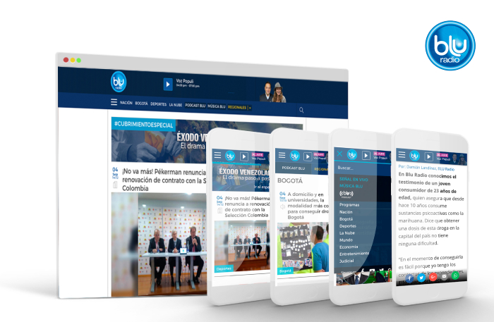 Portal Web SPA Blu Radio