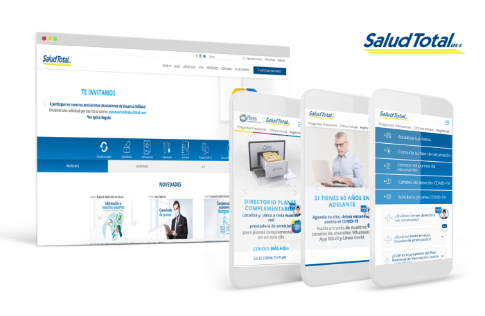 Salud Total EPS - Sitio web